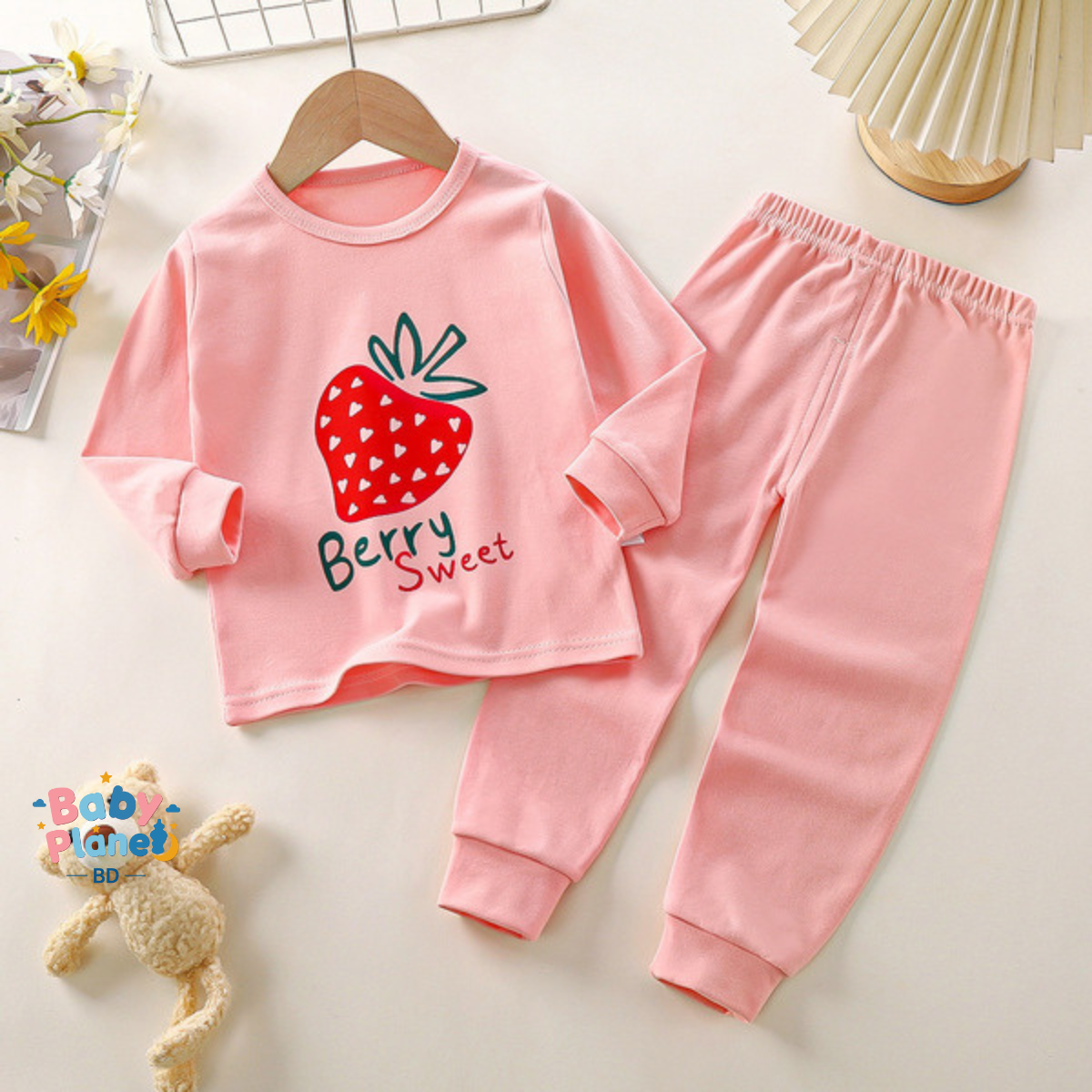 Kids’ Winter Full-sleeve Vest Pant Set